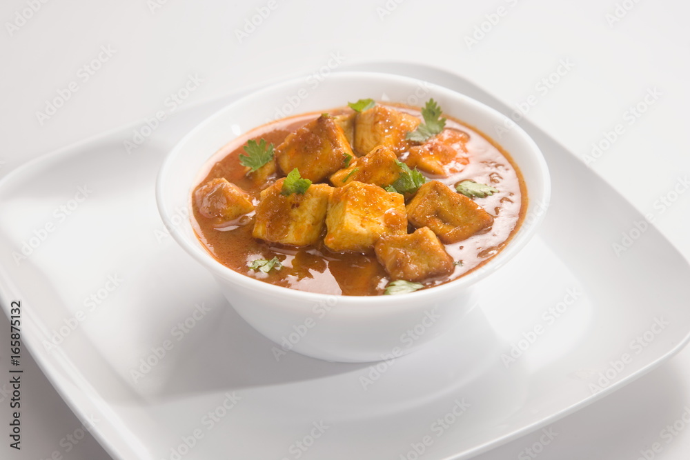 Paneer Masala with Peas or Cheese Cooked with Peas, Indian Dish Paneer Masala with Peas or Cheese Cooked with Peas, Indian Dish