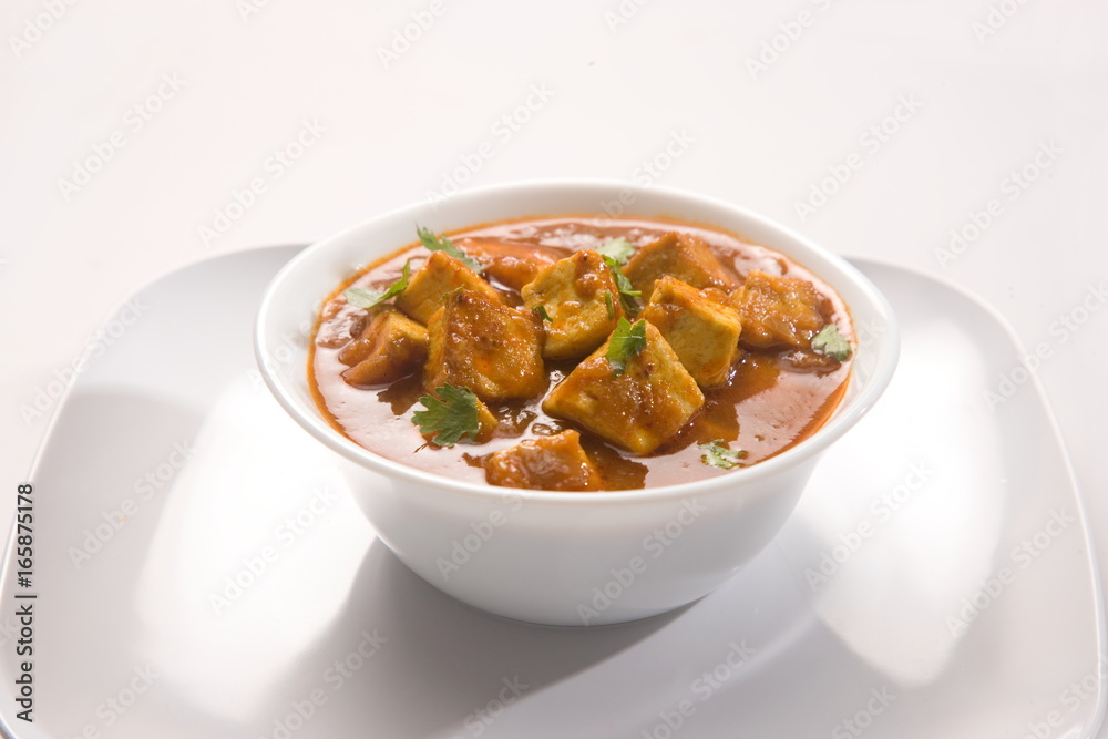 Paneer Masala with Peas or Cheese Cooked with Peas, Indian Dish Paneer Masala with Peas or Cheese Cooked with Peas, Indian Dish