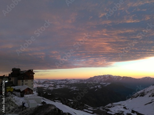 Intenso en la Montaña, Valle Nevado, Chile.