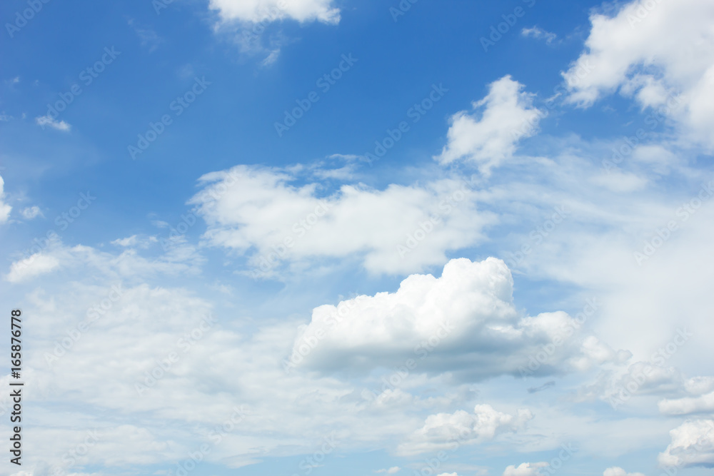 clouds in the blue sky background clouds in the blue sky background