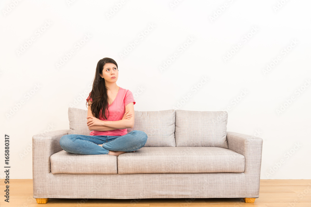 woman angrily unhappy thinking about bad matters woman angrily unhappy thinking about bad matters