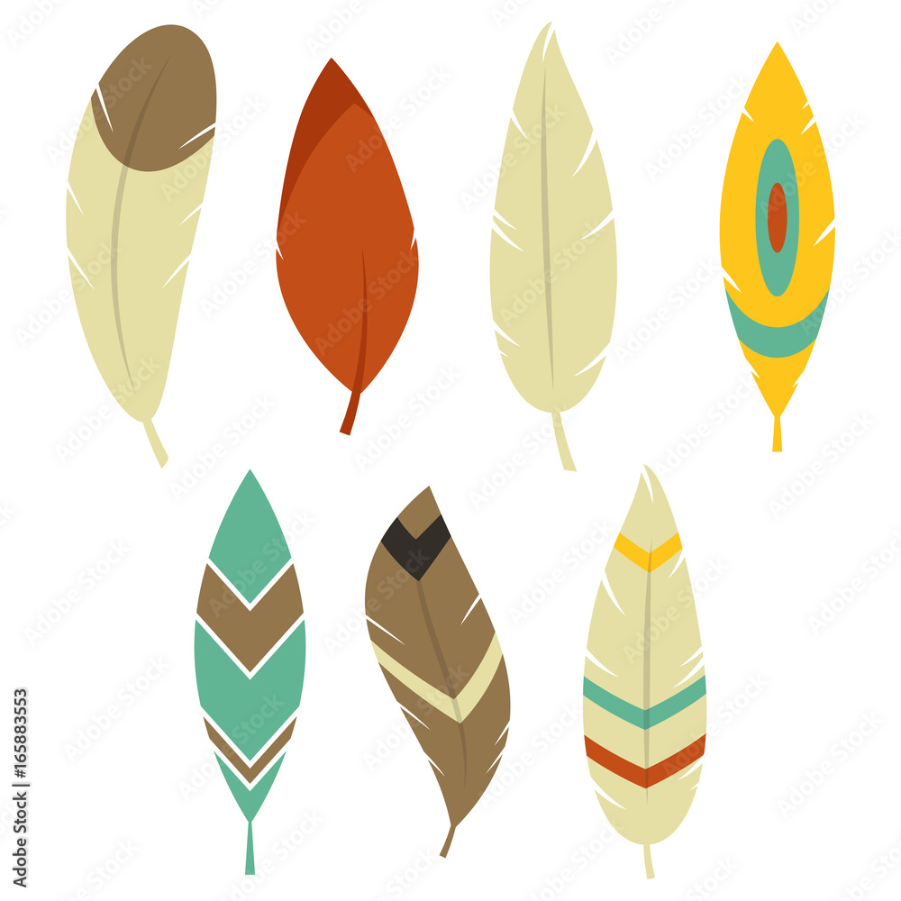Bohemian Feathers And Hipster Collection Bohemian Feathers And Hipster Collection