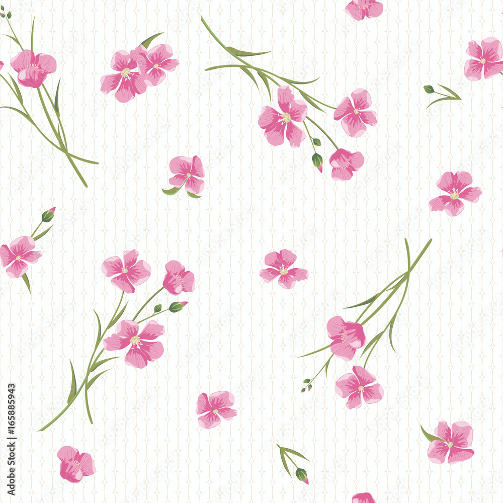 Seamless pattern cherry textile print Royalty Free Vector