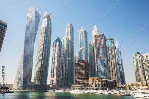 Skyscrapers In Dubai Marina © Andrey Popov