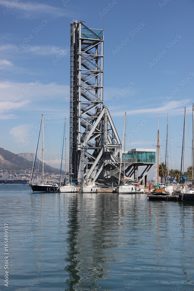 Naklejka premium Bridge of La Seyne sur Mer