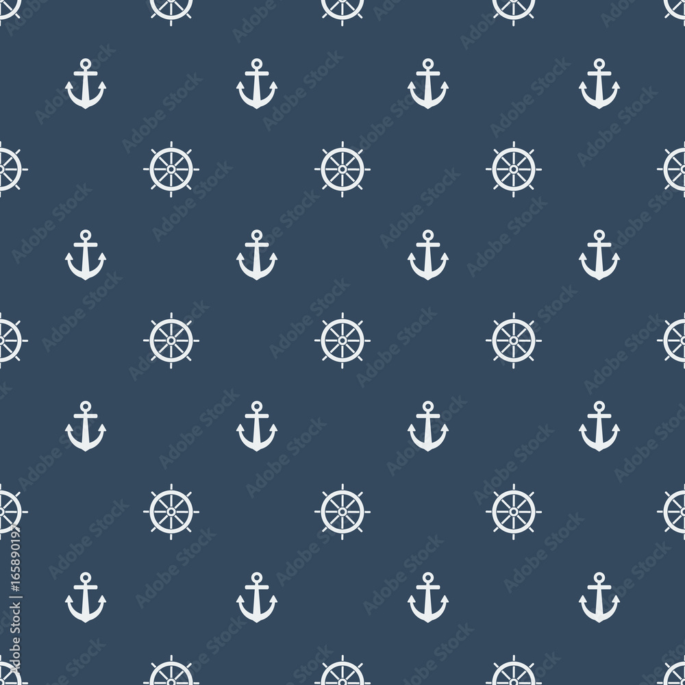 navy anchor pattern