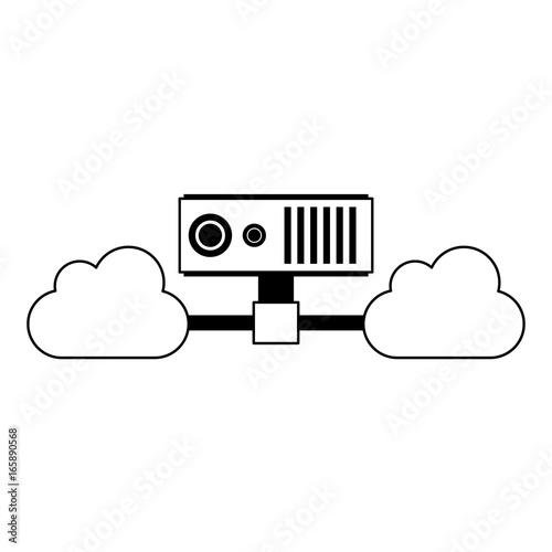 data center or web hosting icon image