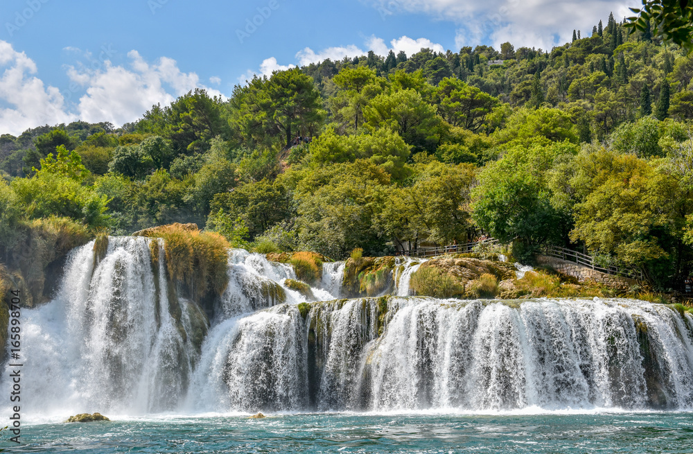 Fototapeta premium Plitvice lakes - Croatia - Waterfalls