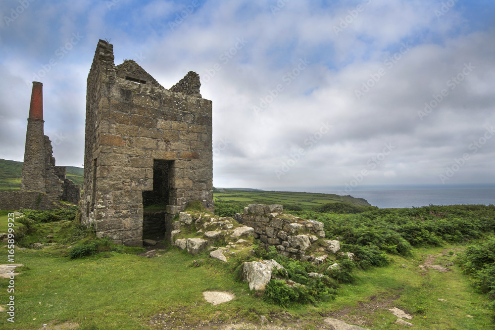 Caln galver mine west Penwith Cornwall