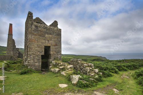 Caln galver mine west Penwith Cornwall photo