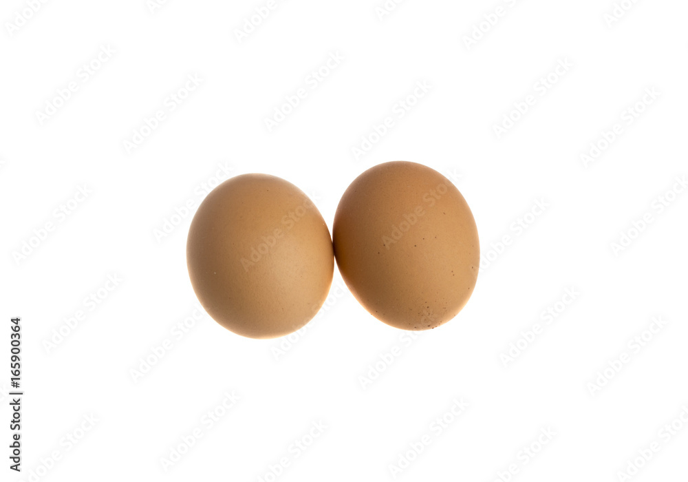 Eggs on white background Eggs on white background