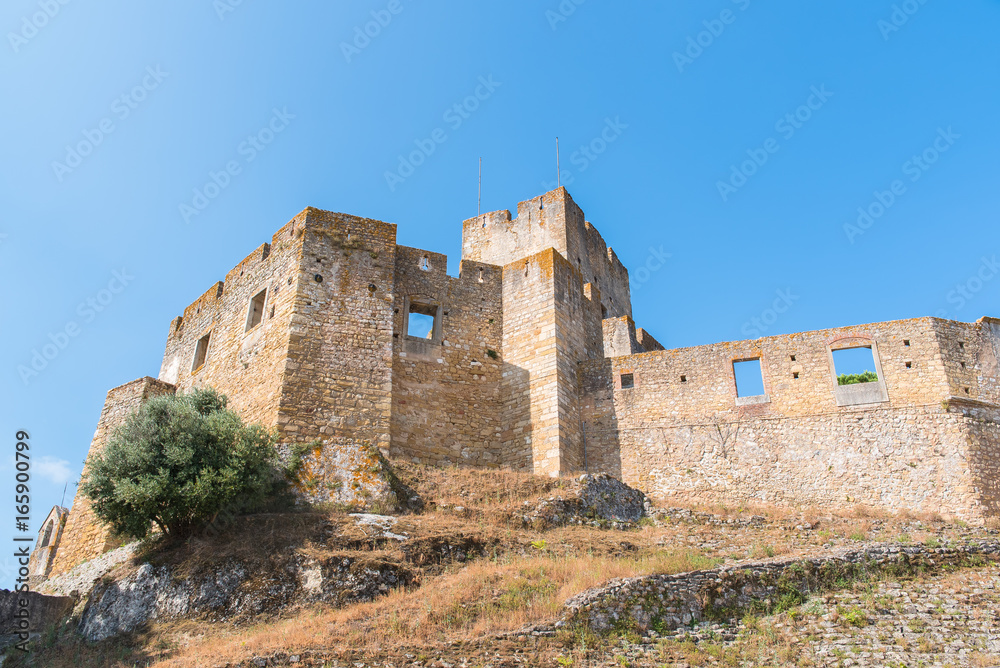 Tomar in Portugal, Convent of Christ, roman monastery, walls
