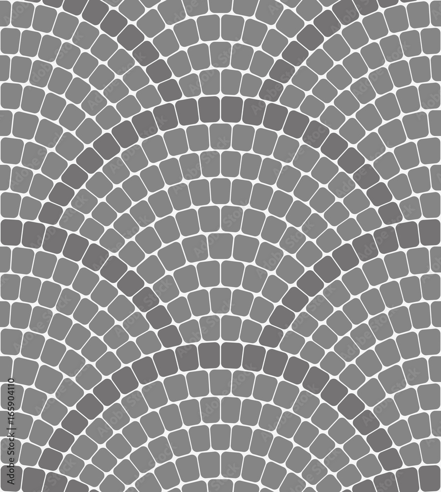Cobblestone Pavement Seamless vector pattern