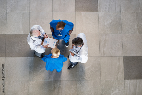 Foto Meeting of docotrs and nurses