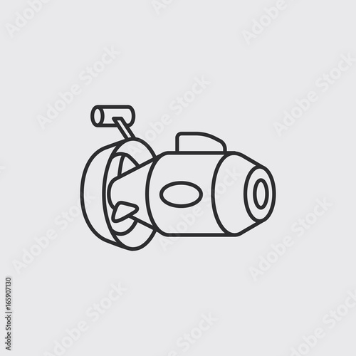 underwater scooter icon