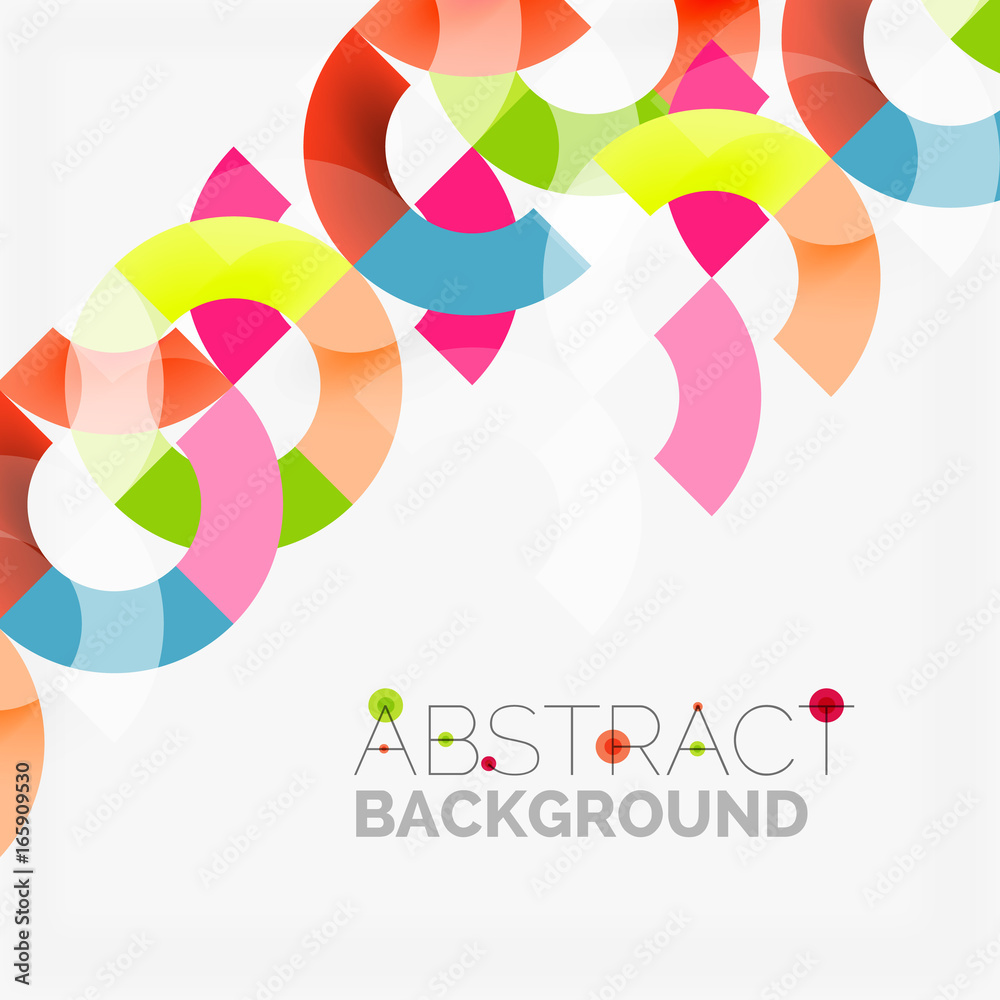 Colorful rings on grey background, modern geometric pattern design Colorful rings on grey background, modern geometric pattern design
