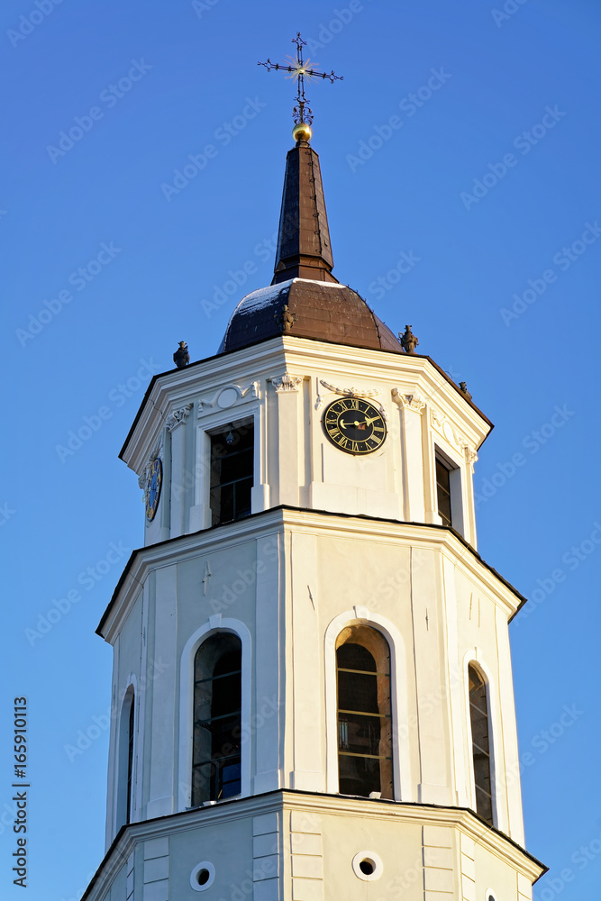 Belfry at Old town in Vilnius