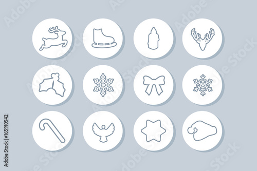 Winter - Weihnachten Symbole - Set