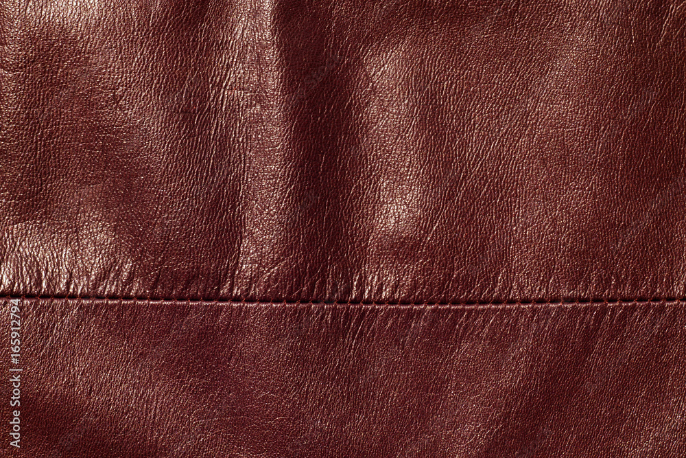Fototapeta premium Leather cloth surface.