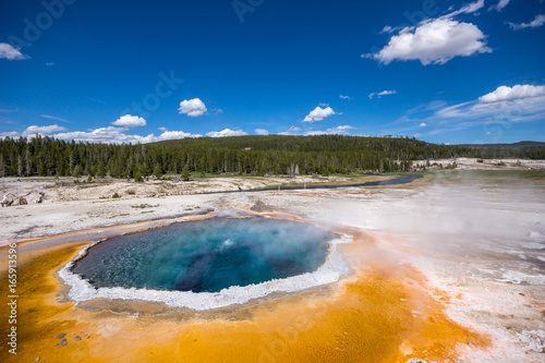 Heisse Quelle im Yellowstone Nationalpark, Wyoming