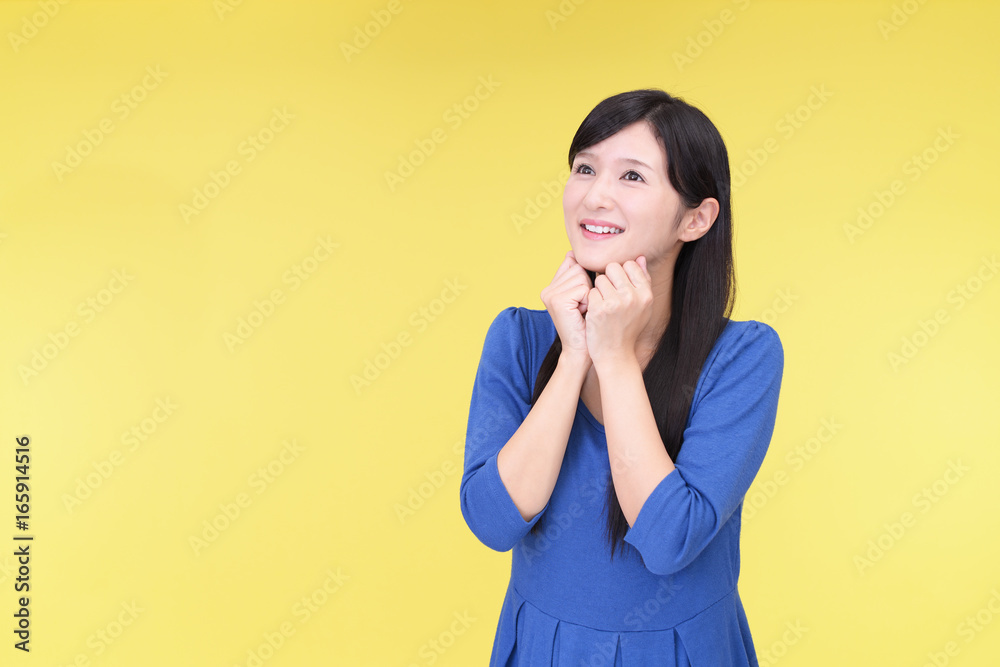 笑顔の女性 笑顔の女性