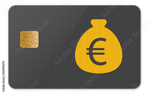 Karte - Geldsack Euro