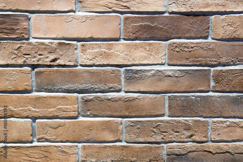 Obraz premium Grunge red brick wall backgrond.
