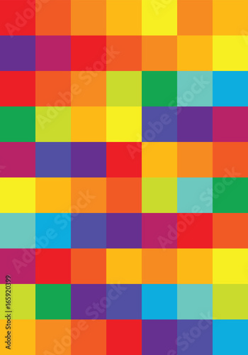 bright squares vector color harmonies background