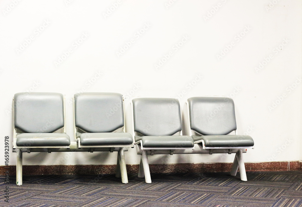 Obraz premium Empty seat in the airport