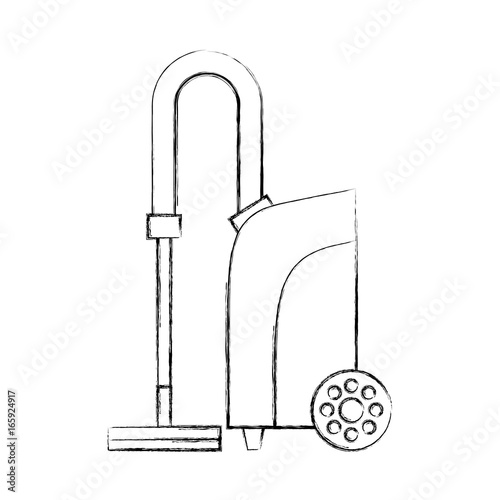 Vacuum cleaner isolated icon