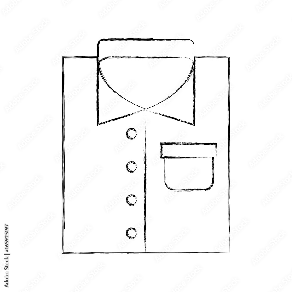 Laundry garments isolated icon Laundry garments isolated icon