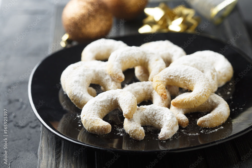 Traditional vanilla cookies for Christmas Traditional vanilla cookies for Christmas