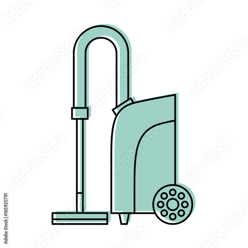 Vacuum cleaner isolated icon