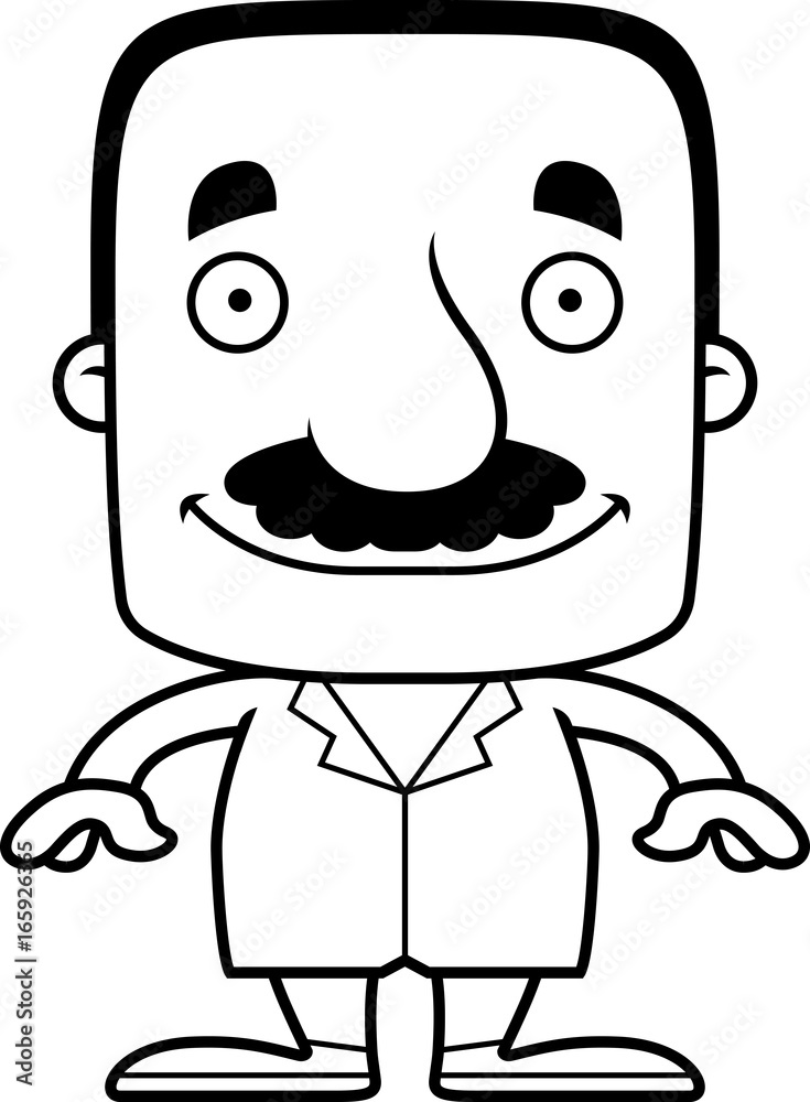 Cartoon Smiling Doctor Man Cartoon Smiling Doctor Man