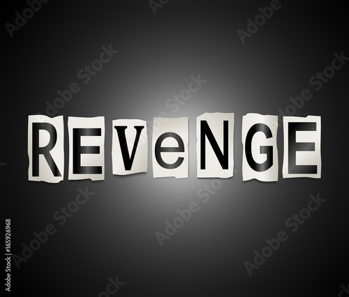Photography Revenge word concept.