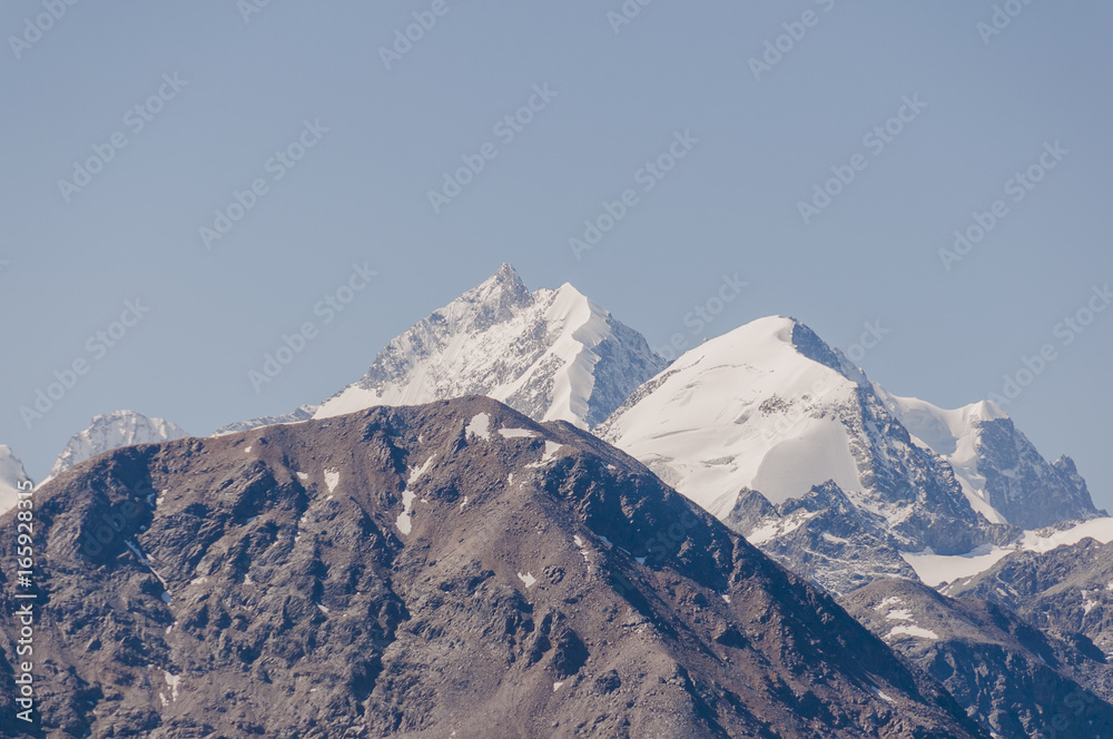 Bernina, Piz Bernina, Alpen, Engadin, Oberengadin, Val Bernina, Val Rosen, Wanderweg, Sommer, Graubünden, Sommer, Schweiz