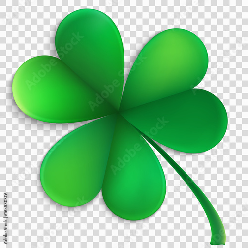 Saint Patricks day happy clover. EPS 10 vector