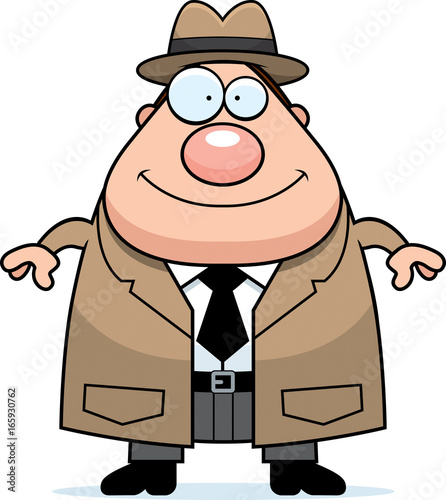 Happy Cartoon Detective