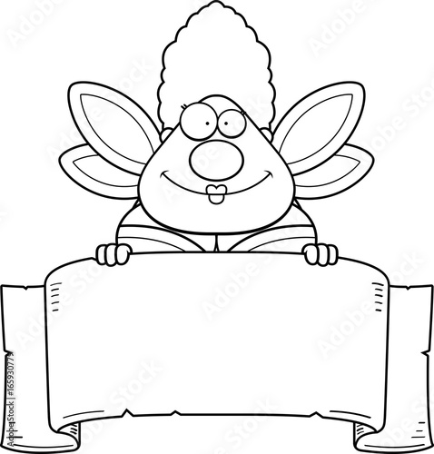 Cartoon Fairy Godmother Banner