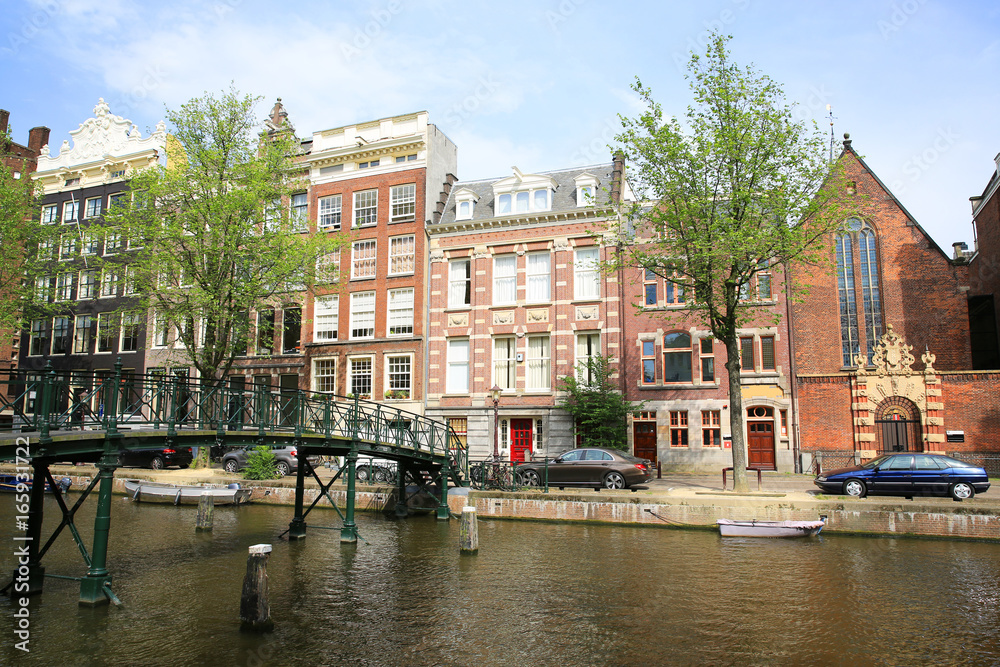 Scenic Amsterdam in The Netherlands