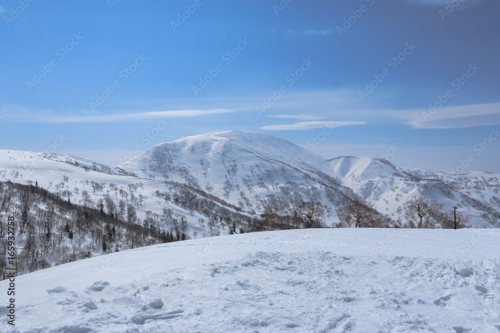 Obraz premium Mountain snow hokkaido