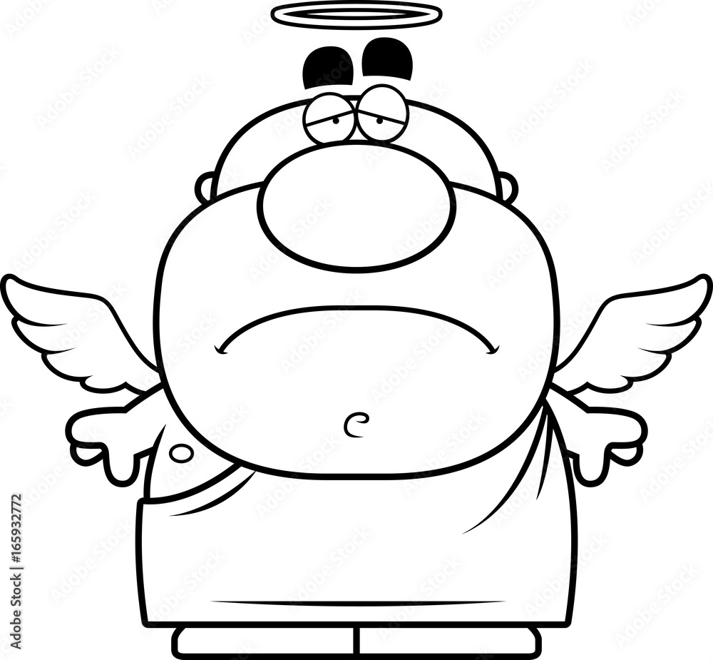 Sad Cartoon Angel Sad Cartoon Angel
