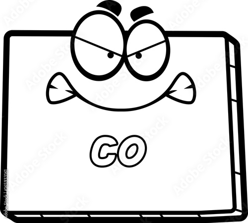Cartoon Angry Colorado
