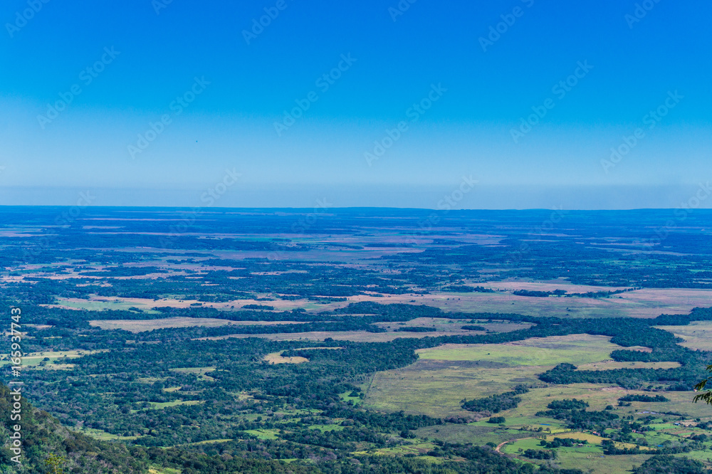 View from a Hill in Paraguay