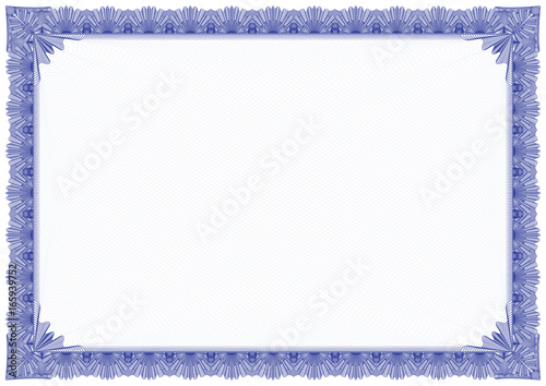 Classic Border with outline inside background editable vector