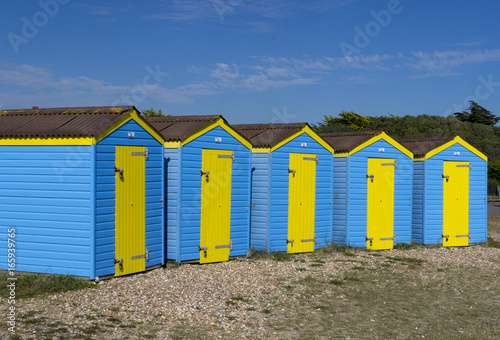 Row of Beach Huts, Littlehampton, England © Philip Enticknap