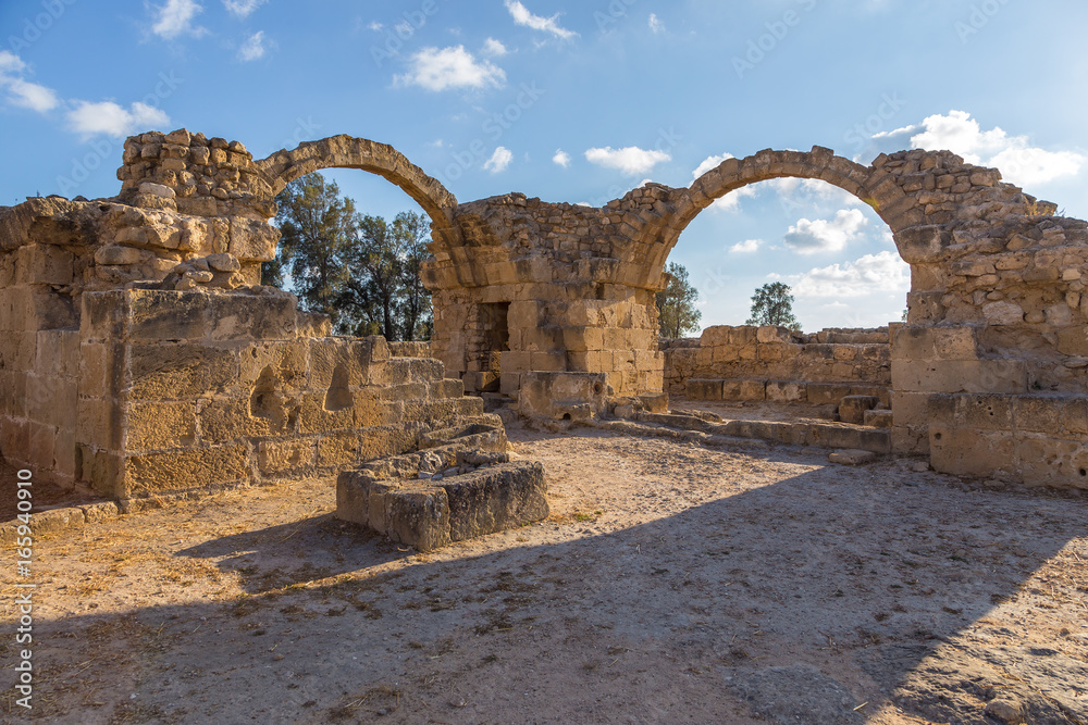 Saranda Kolones, Byzantine castle at Kato Paphos - Archaeological Park, Paphos Cyprus