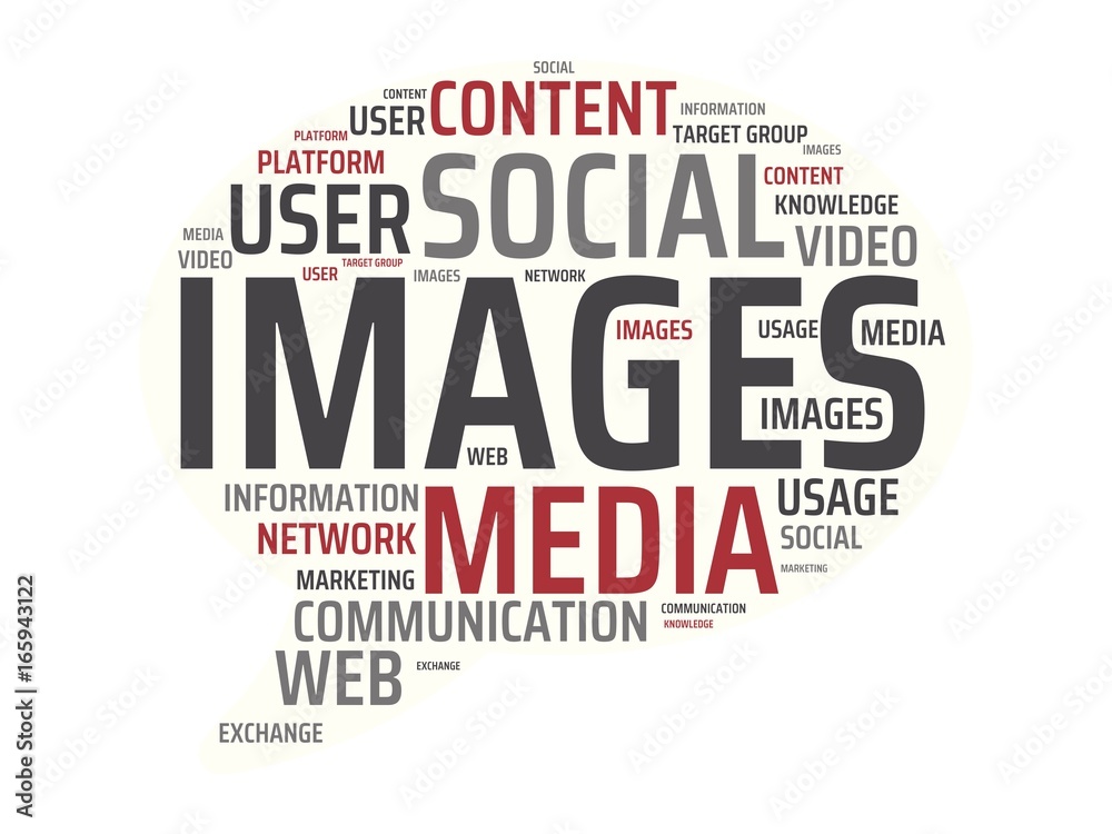 IMAGES - image with words associated with the topic SOCIAL MEDIA, word, image, illustration IMAGES - image with words associated with the topic SOCIAL MEDIA, word, image, illustration