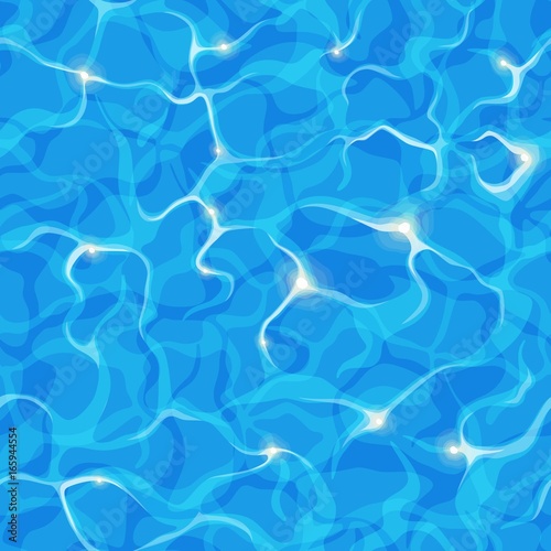 Seamless water glare