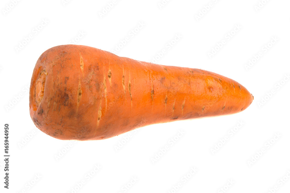 Carrots on a white background Carrots on a white background